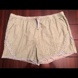 Green Night Shorts